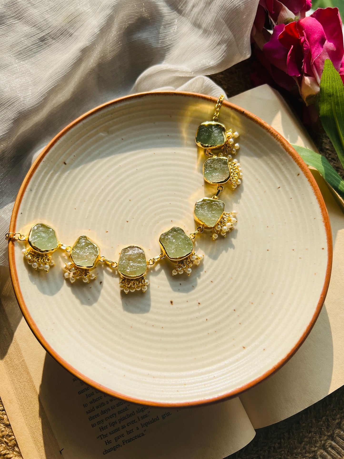 Chandrika Natural Stone Necklace