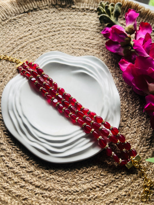 Regal Bloom Choker - Neckpiece