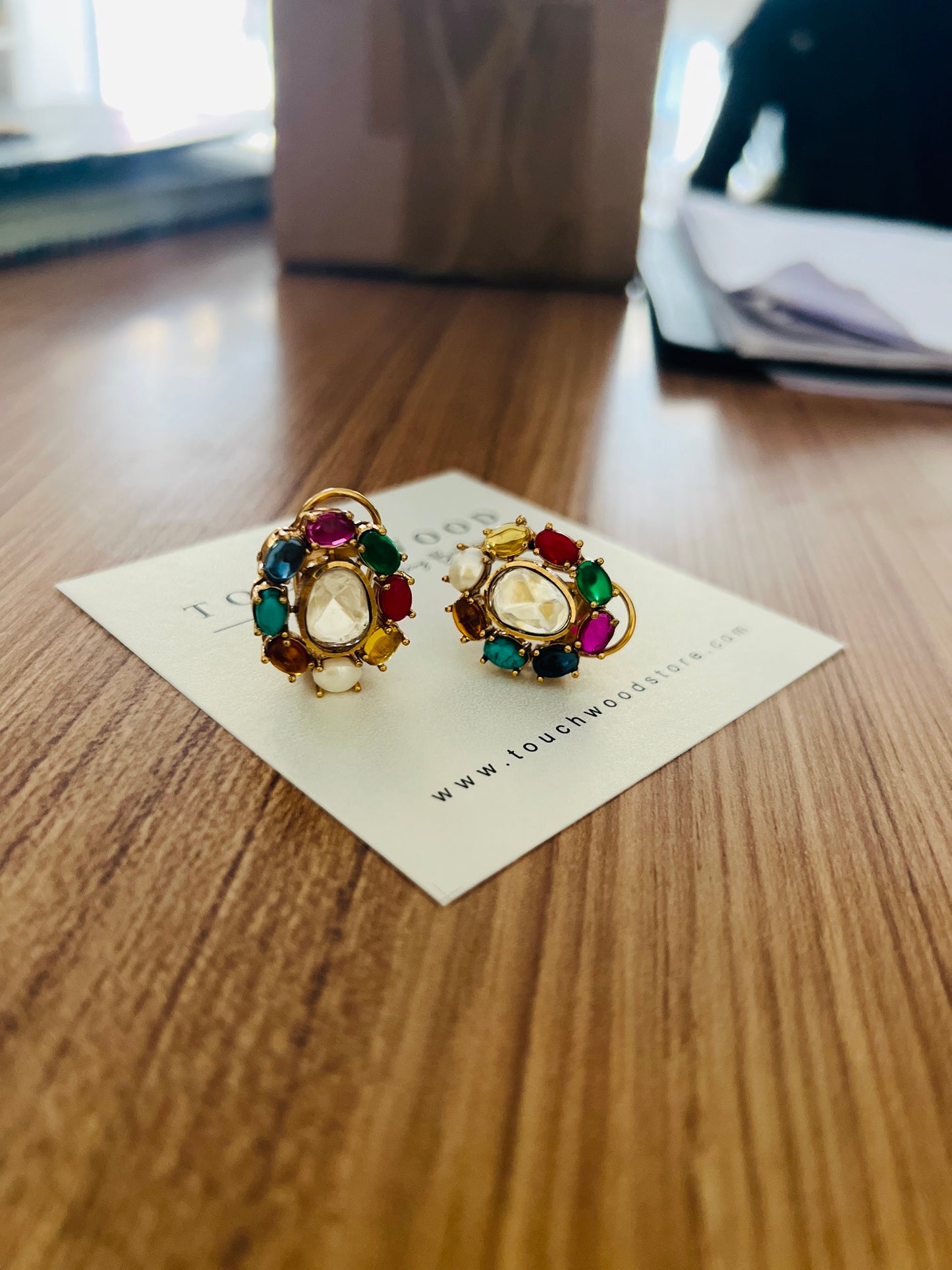 Navratna Bloom Studs