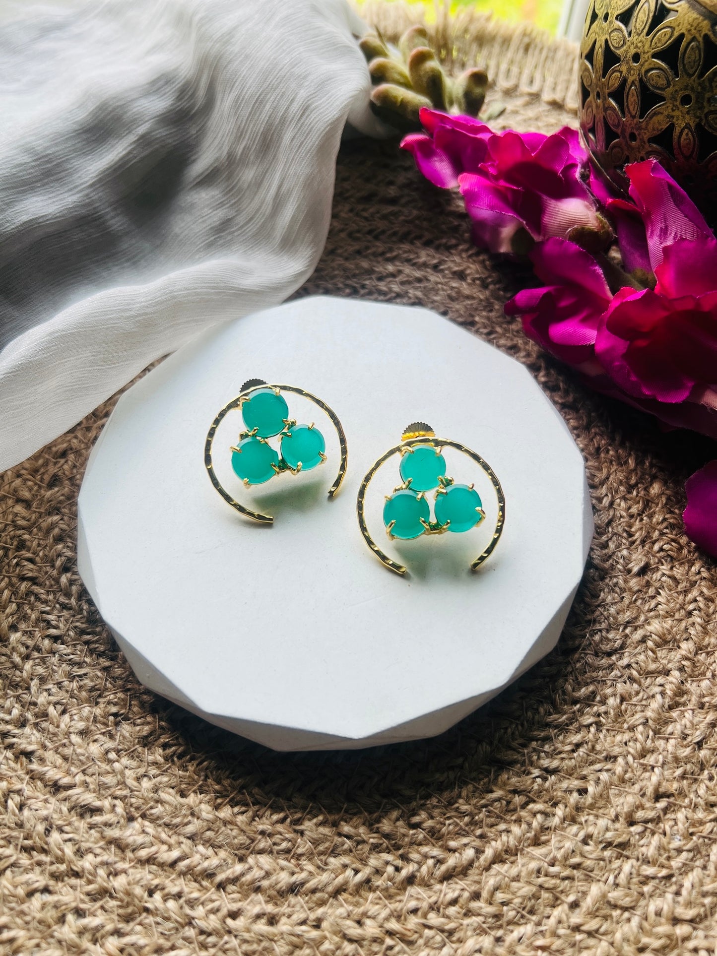 Trio Luxe Studs - Earrings