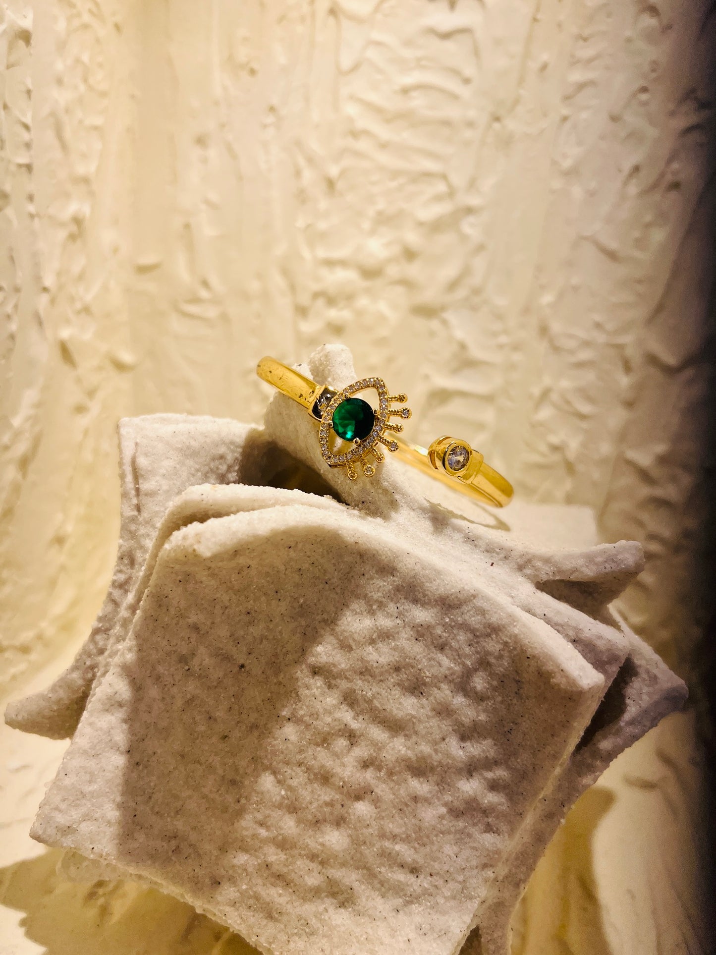 Emerald Halo Cuff