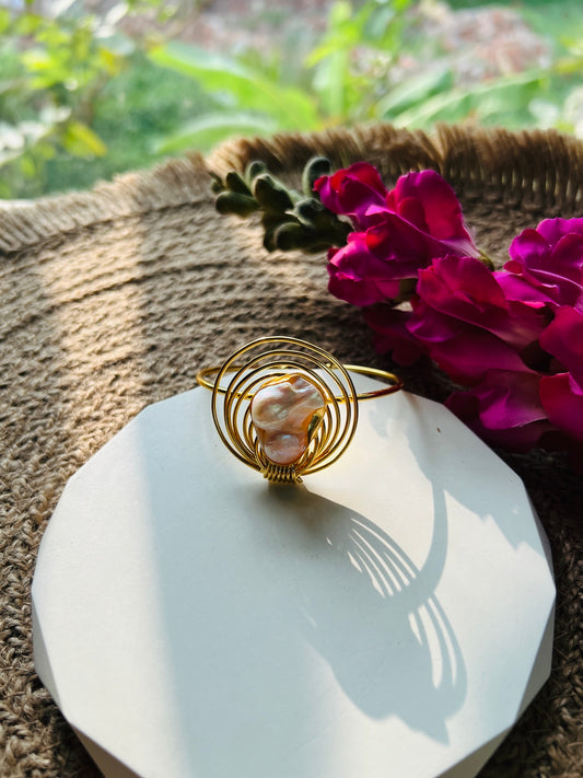 Spiral Grace Bangle - bangles