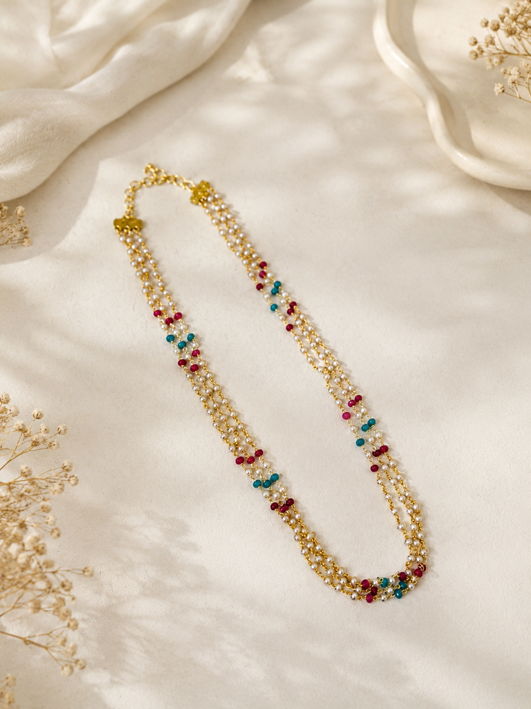 Mandharam Pearl Necklace