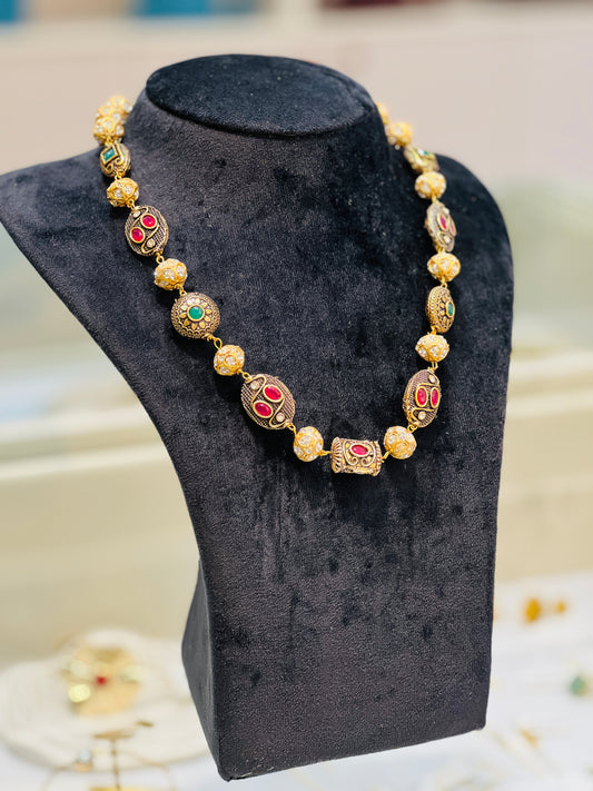 Crimson Mosaic Necklace