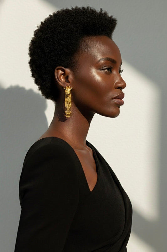 Celestial Giraffe Totem Earrings