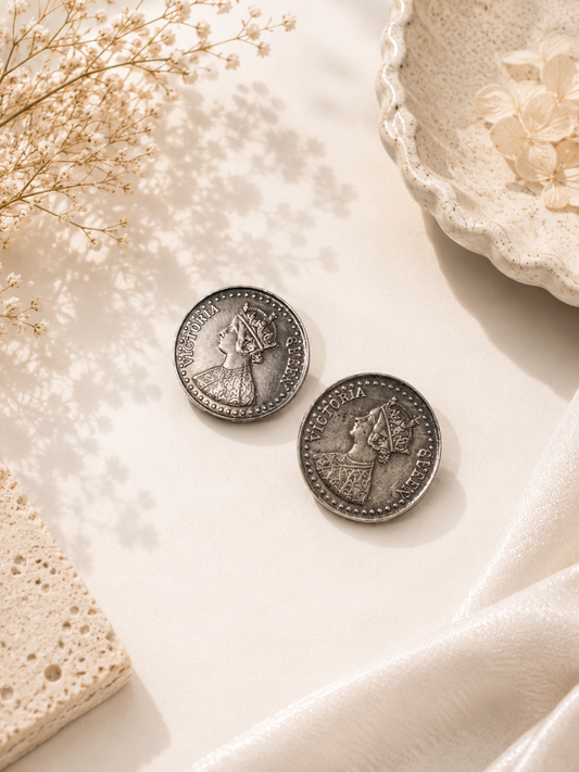 Victoria Heritage Coin Studs