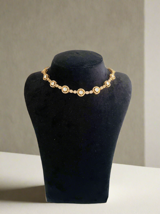 Lunara Moissanite Choker - Neckpiece