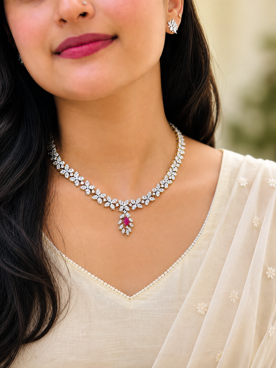 Rose Bloom Necklace