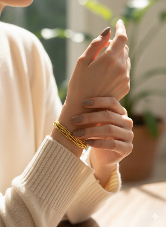 Auric Textured Open Bangle