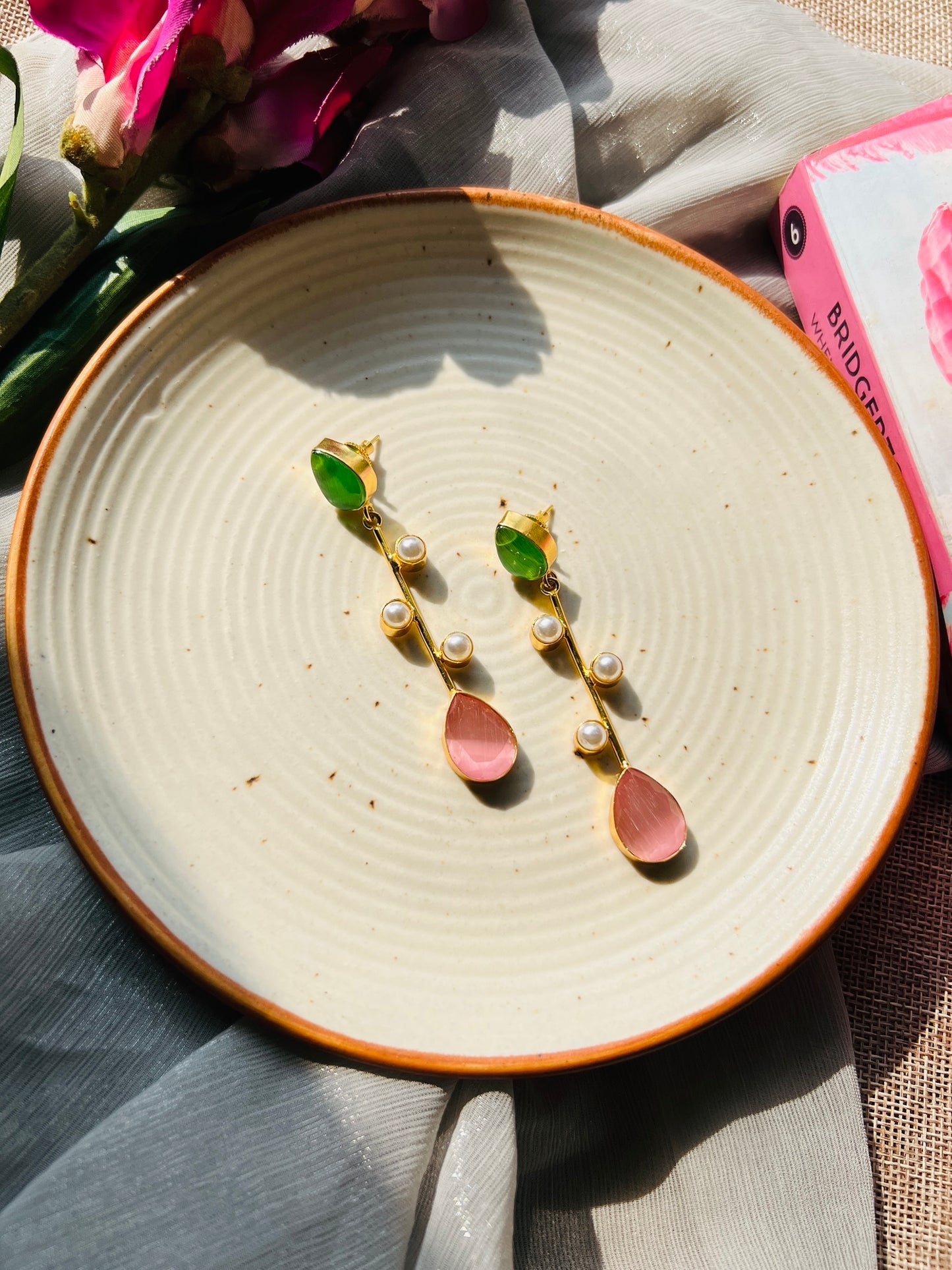 MoonAura Luxe Long Earrings