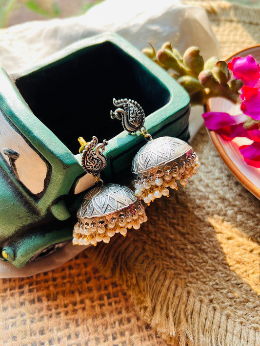Mayura Tarangini Jhumka - Earrings