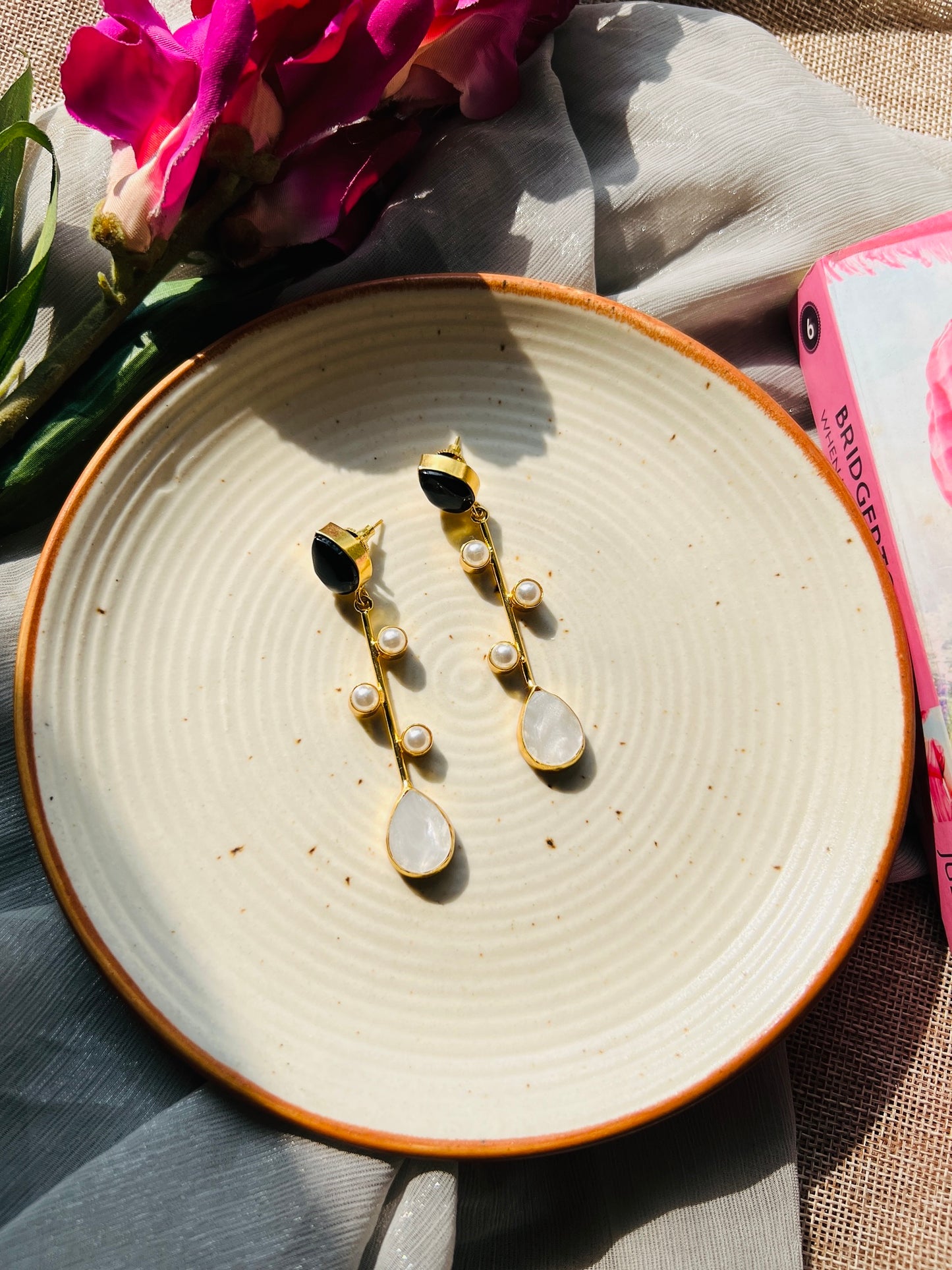 MoonAura Luxe Long Earrings