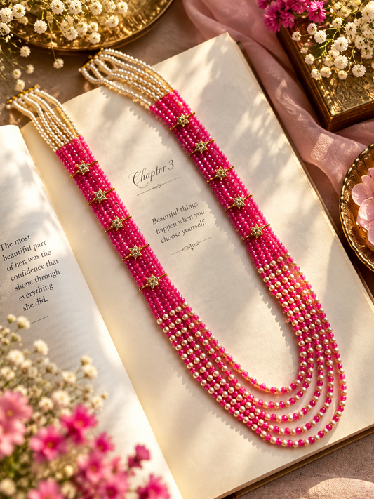 Swarovski Pearl Layer Necklace