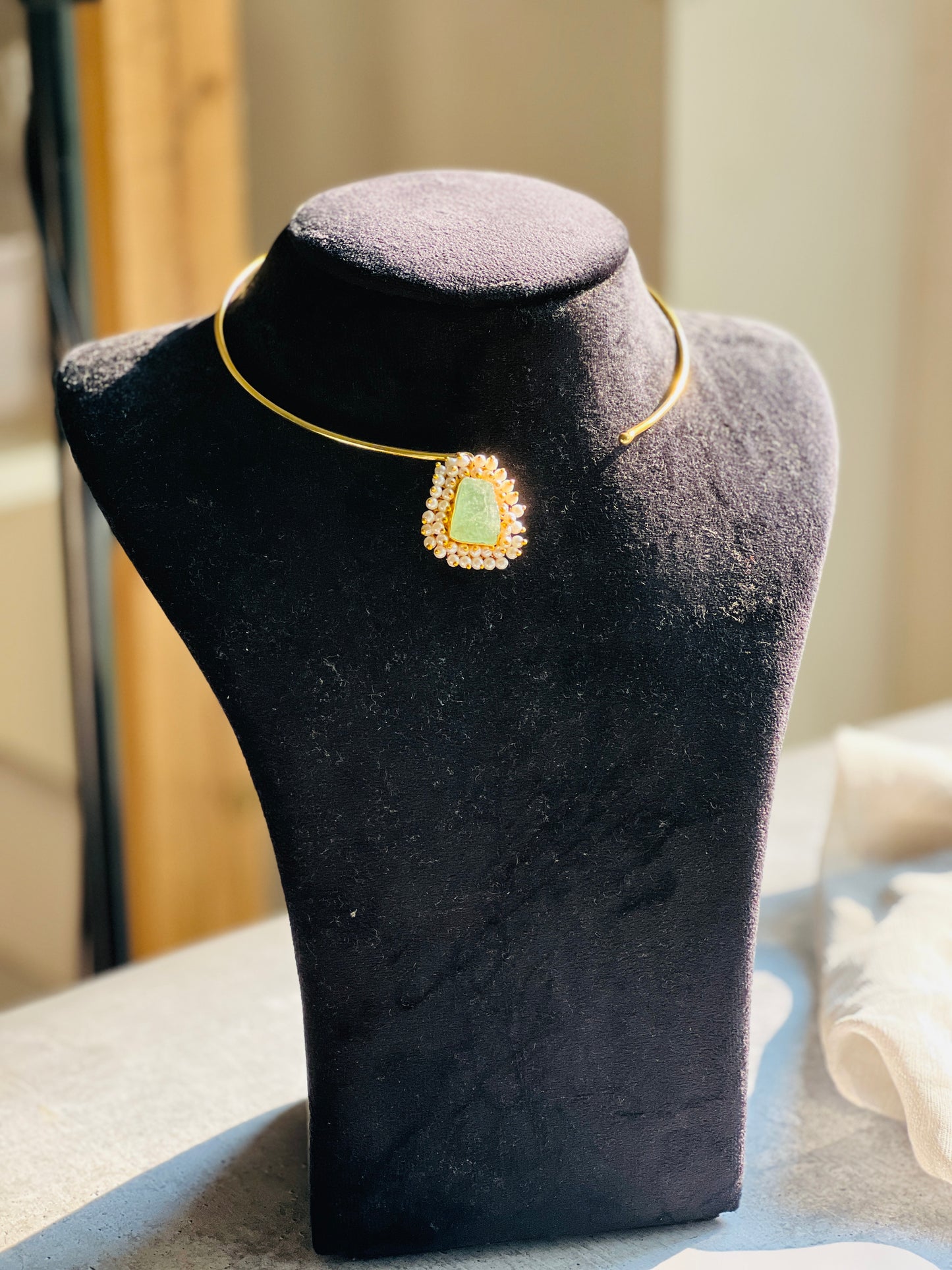 Sun Ember Stone Choker