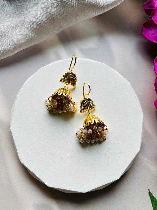 Mayuri Hoop Jhumka - Earrings