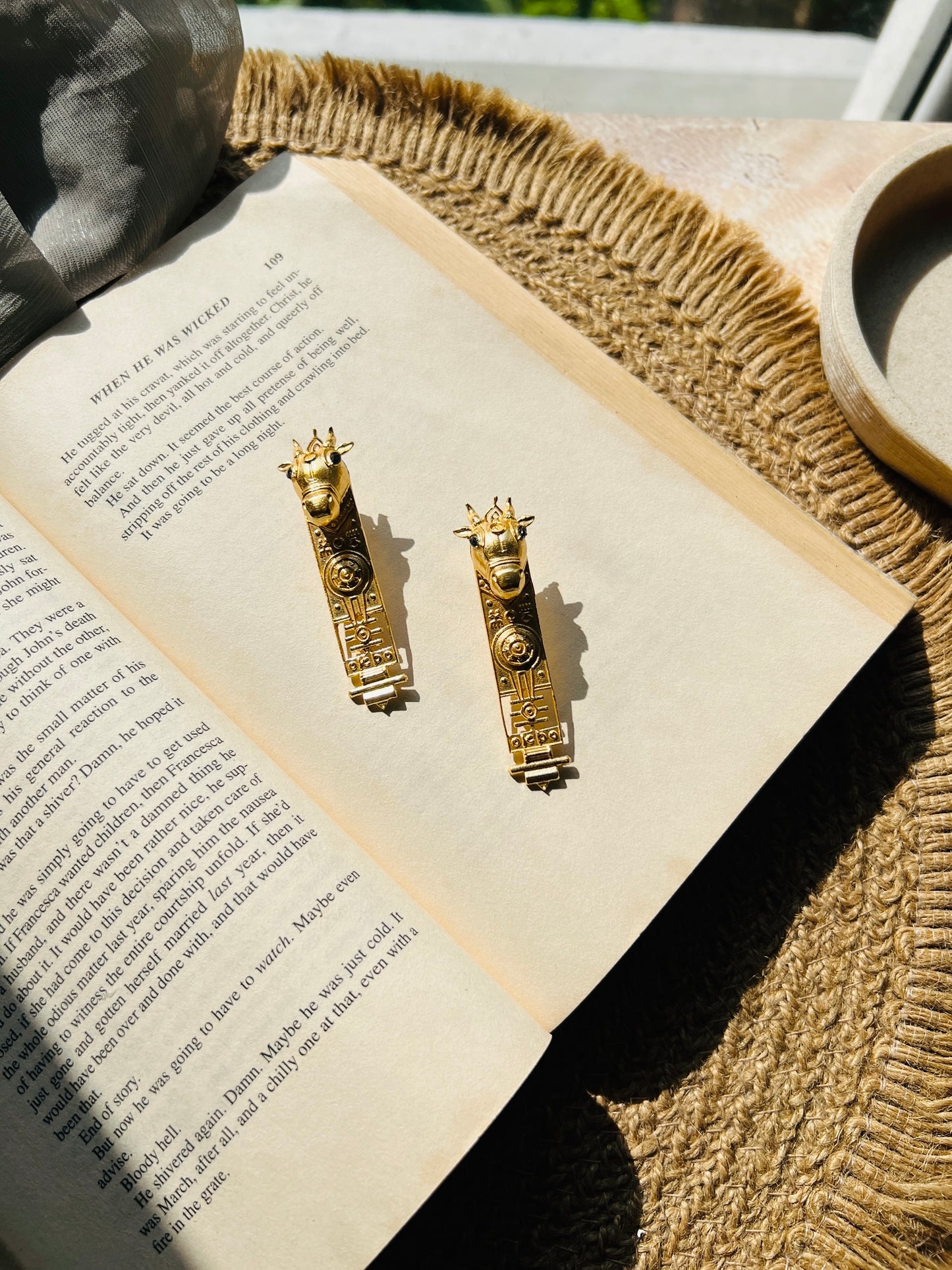 Celestial Giraffe Totem Earrings