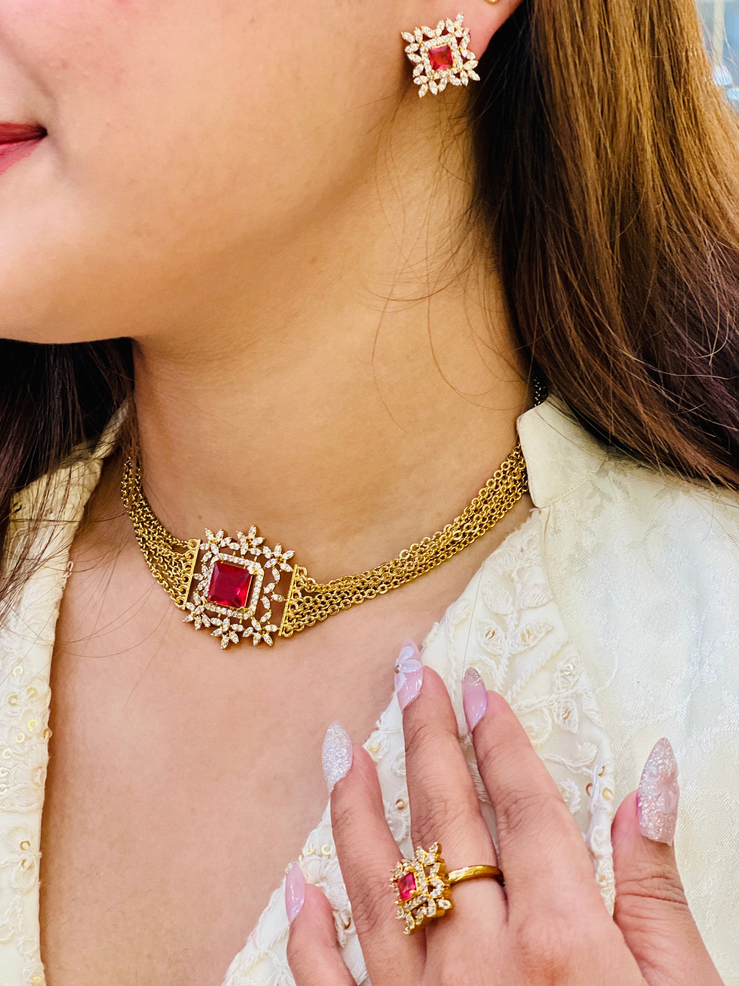 Royal Statement Choker Set