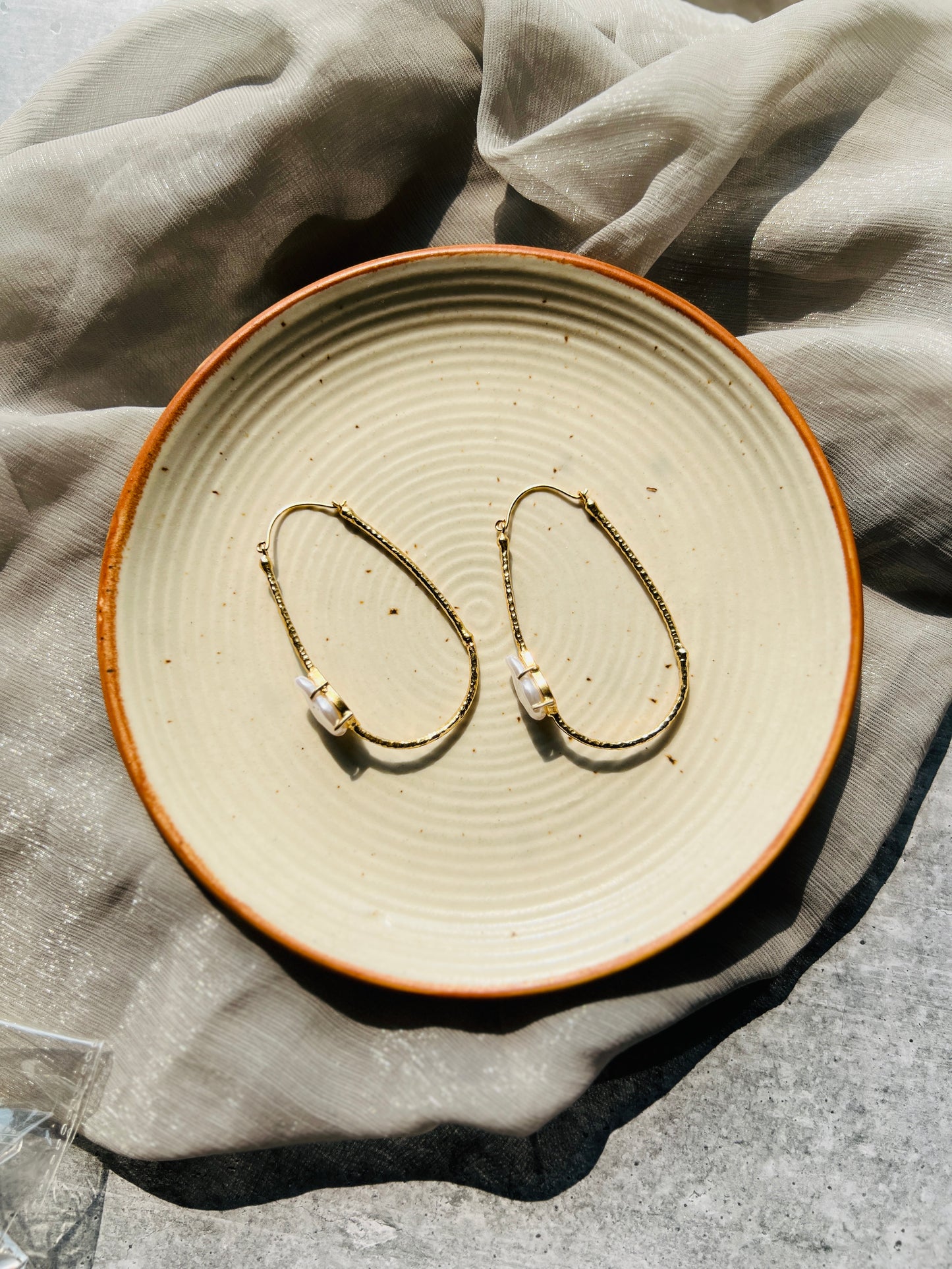 Pearl Whisper Drop Earrings
