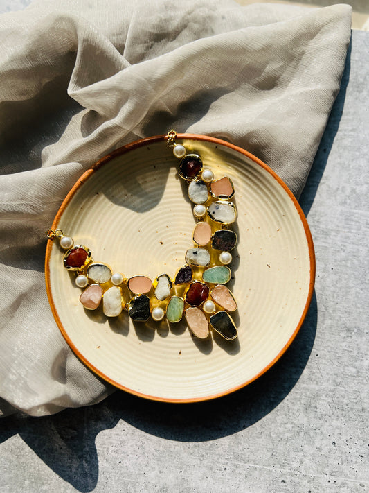 Aaranya Luxe Stone Necklace