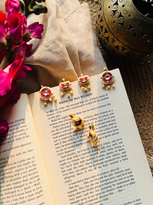 Shringara Kundan Ear Cuffs - Earrings