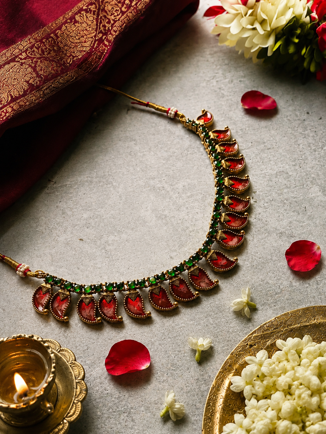 Manjari Pachila Necklace