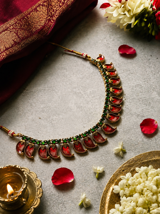 Manjari Pachila Necklace