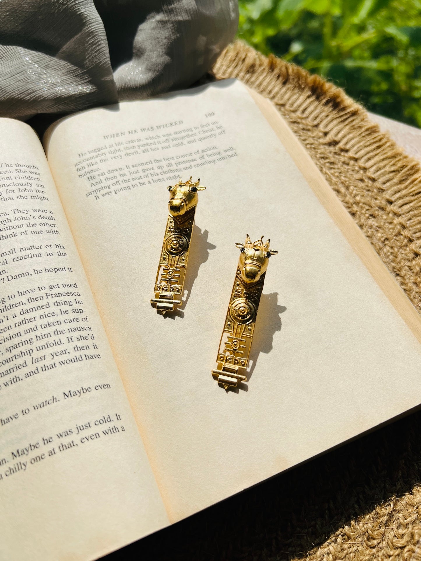 Celestial Giraffe Totem Earrings