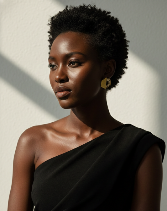 Ivory Edge Pearl Studs