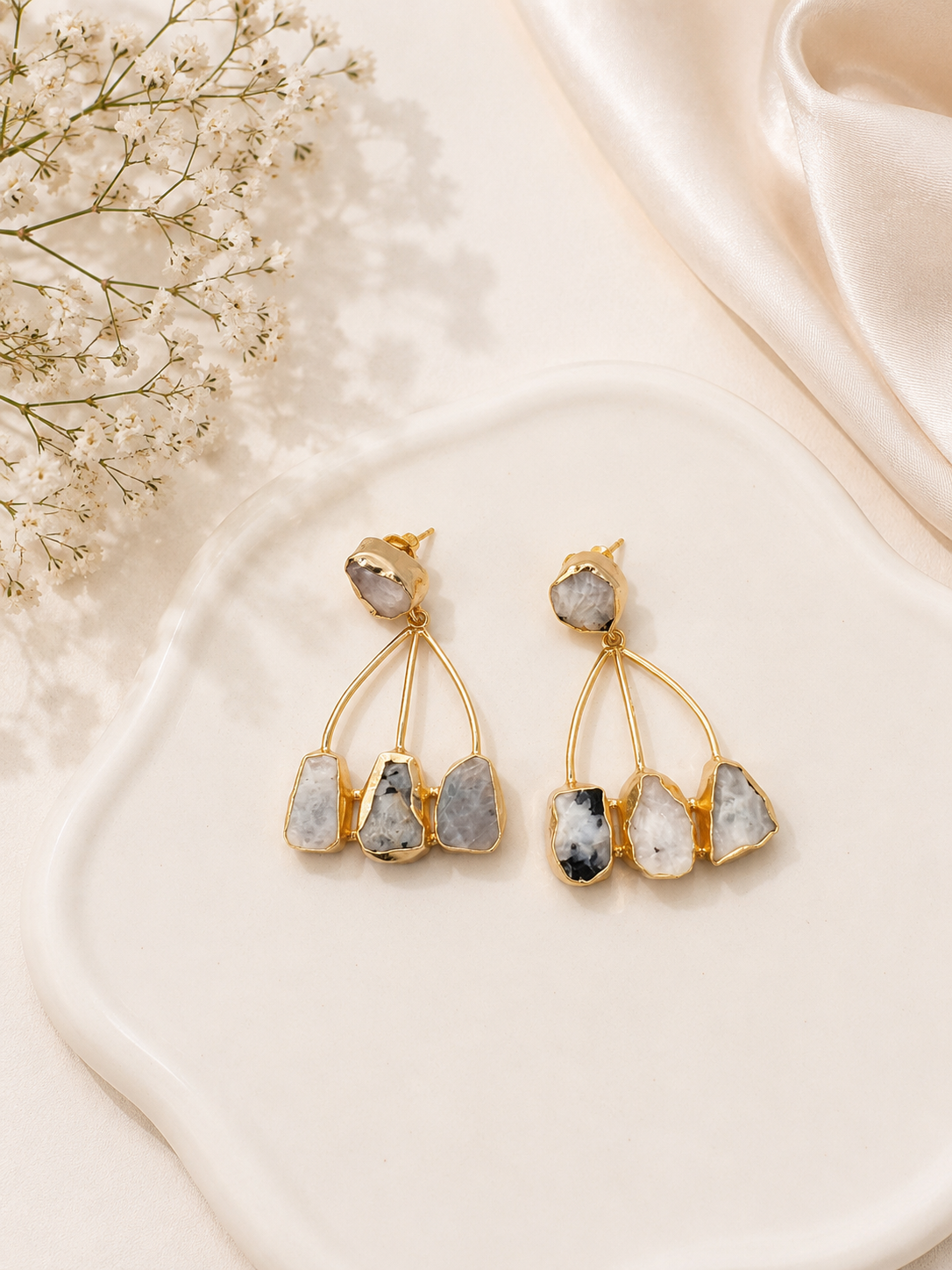 Terra Mosaic Statement Earrings