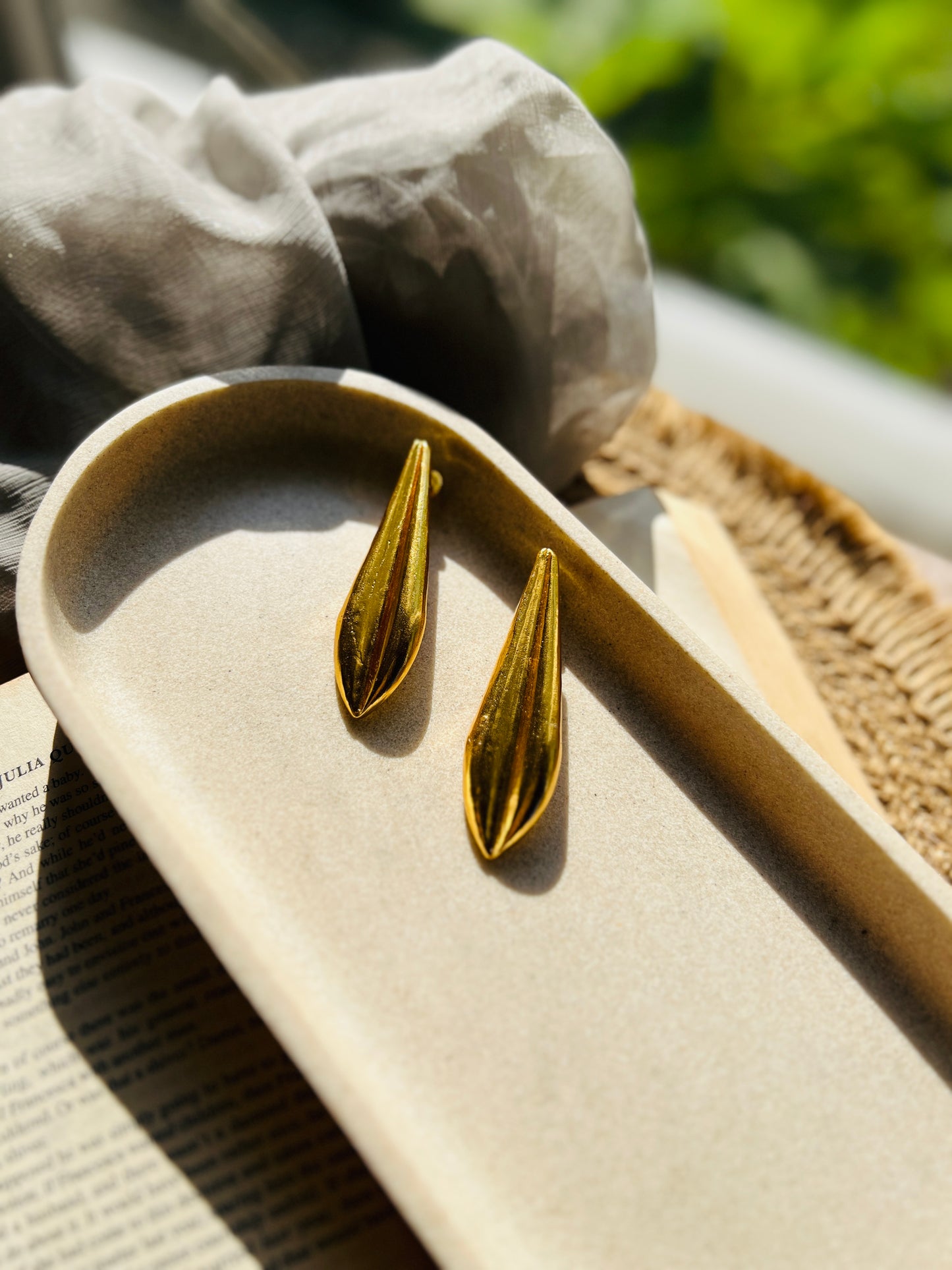 The Gilded Petal Earrings