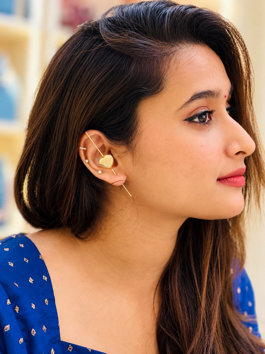 Golden Embrace Ear Cuff (pair)