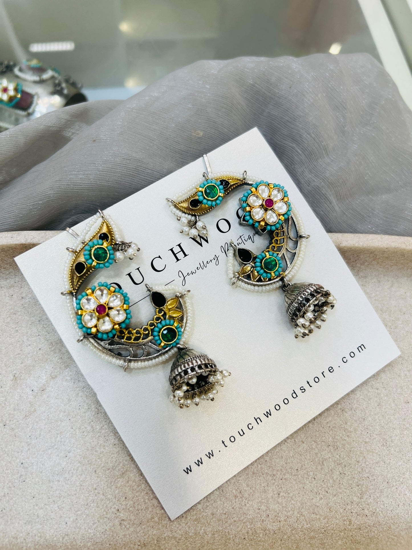 Chandrika Jhumki Earrings