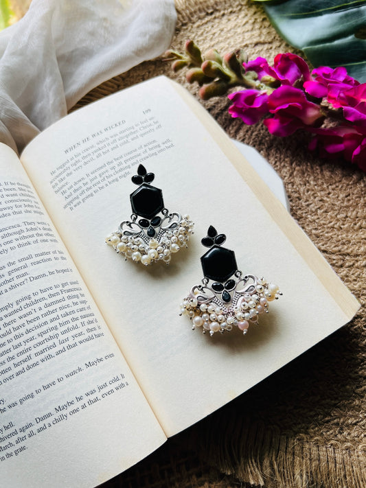 Peacock Pearl Grace - Earrings