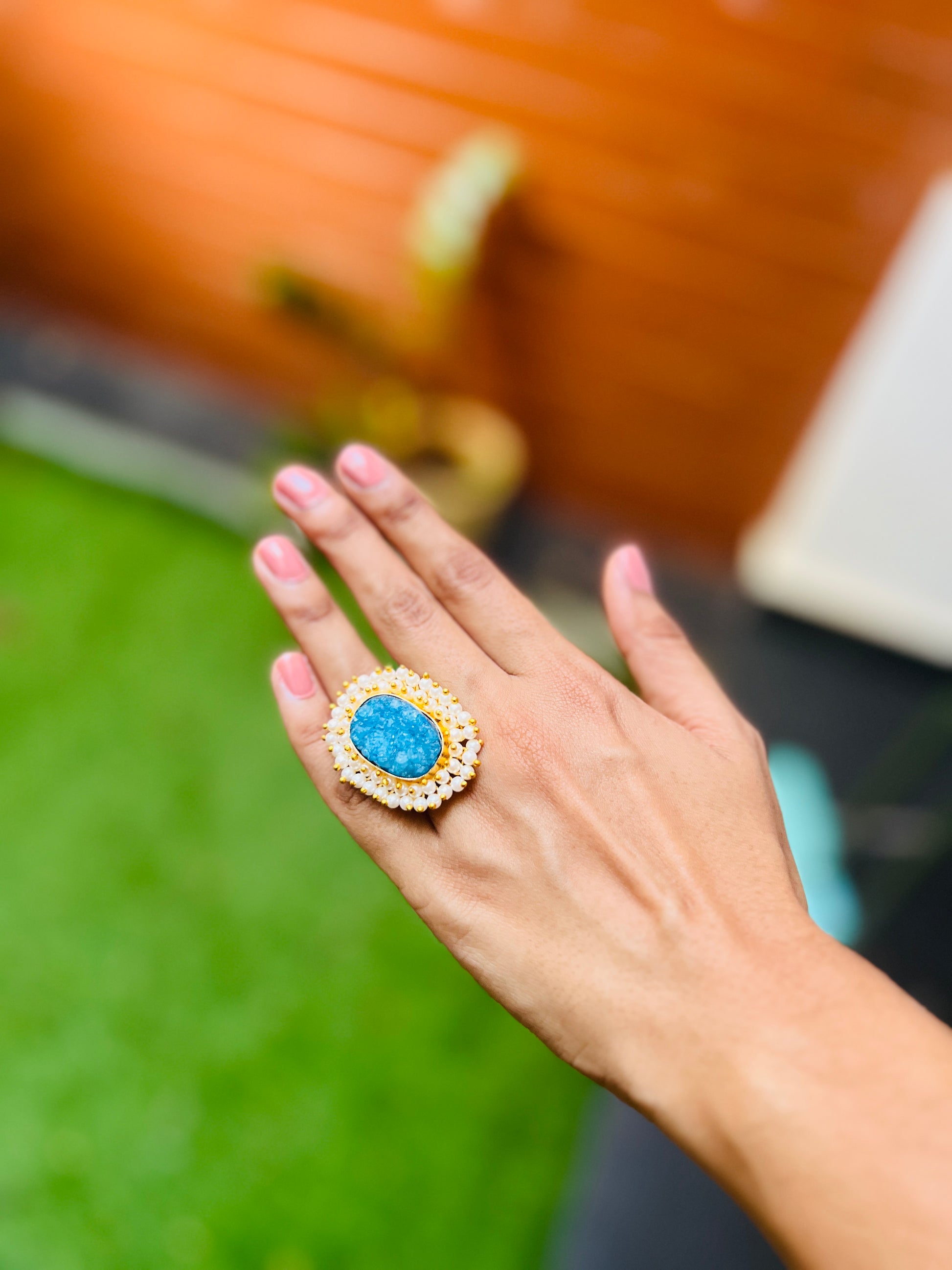 Druzzy Stone Rings - rings