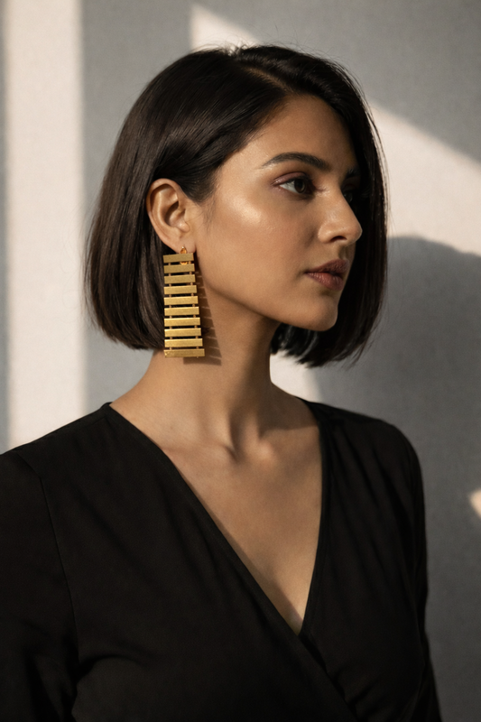 Golden Cadence Earrings