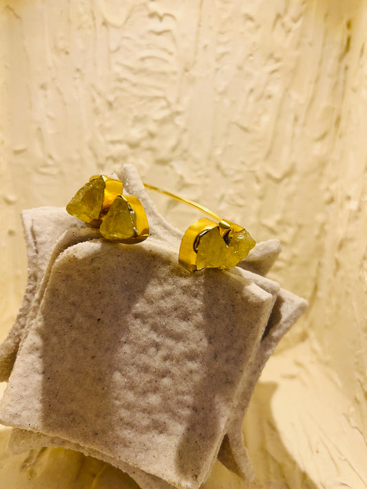 Citrine Crest Cuff