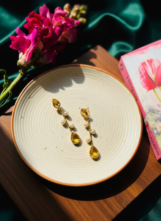 MoonAura Luxe Long Earrings