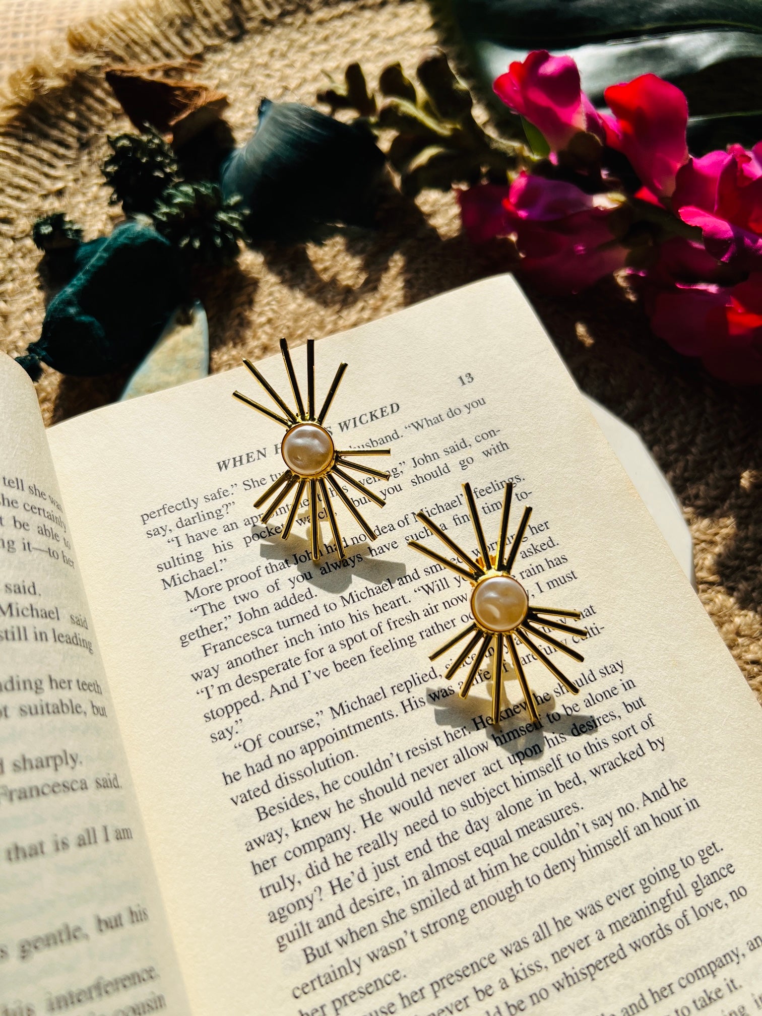 Celestial Gleam Earrings - Earrings