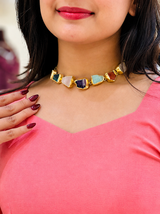 Anaya Natural Stone Choker