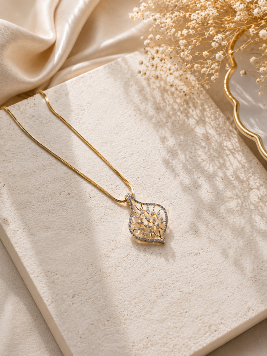 Twilight Halo Pendant Set