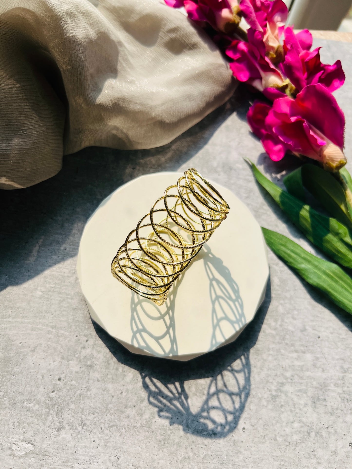 Golden Infinity Cuff