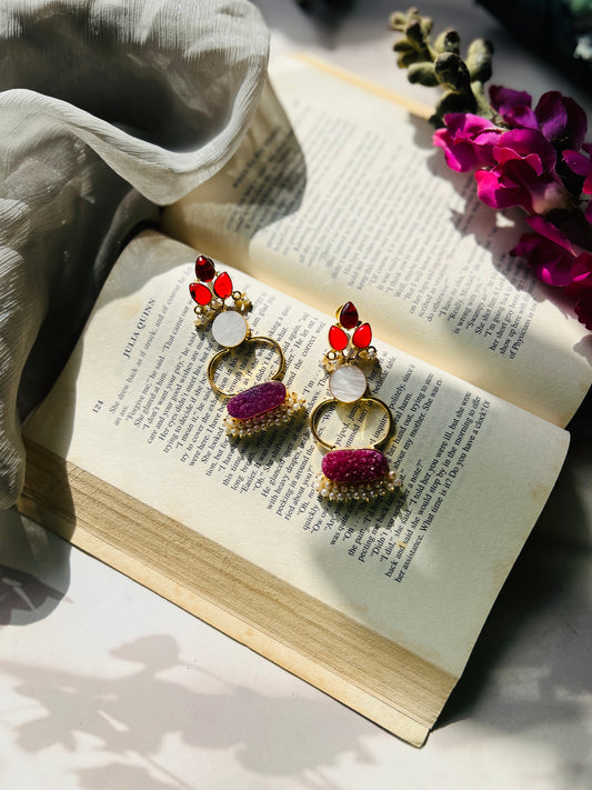 Druzy Pearl Elegance