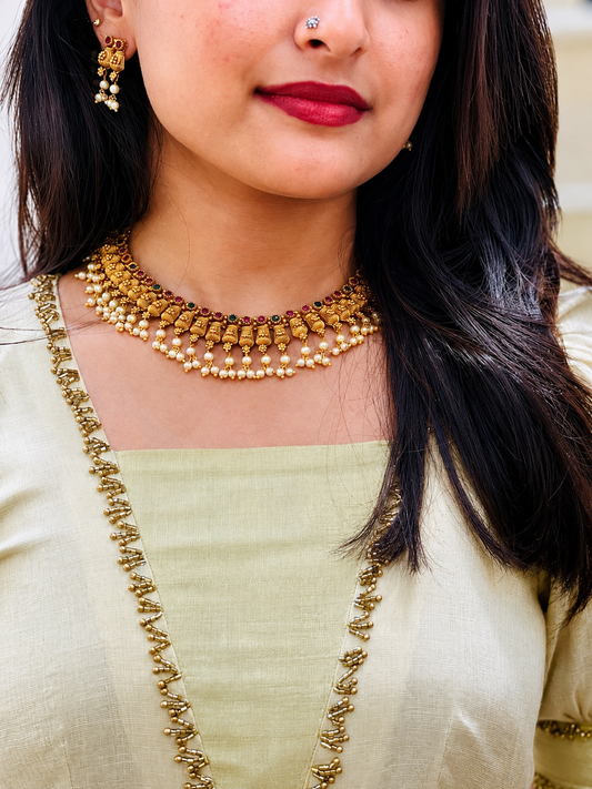 Rajwada Pearl Heritage Choker