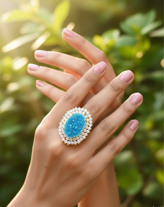 Druzzy Stone Rings