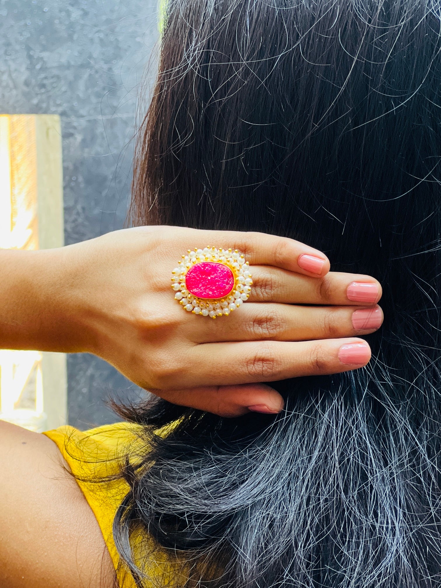 Druzzy Stone Rings - rings