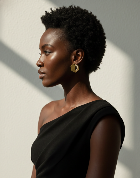 Ivory Edge Pearl Studs