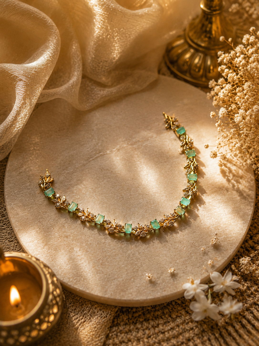 Rosé Vine Necklace