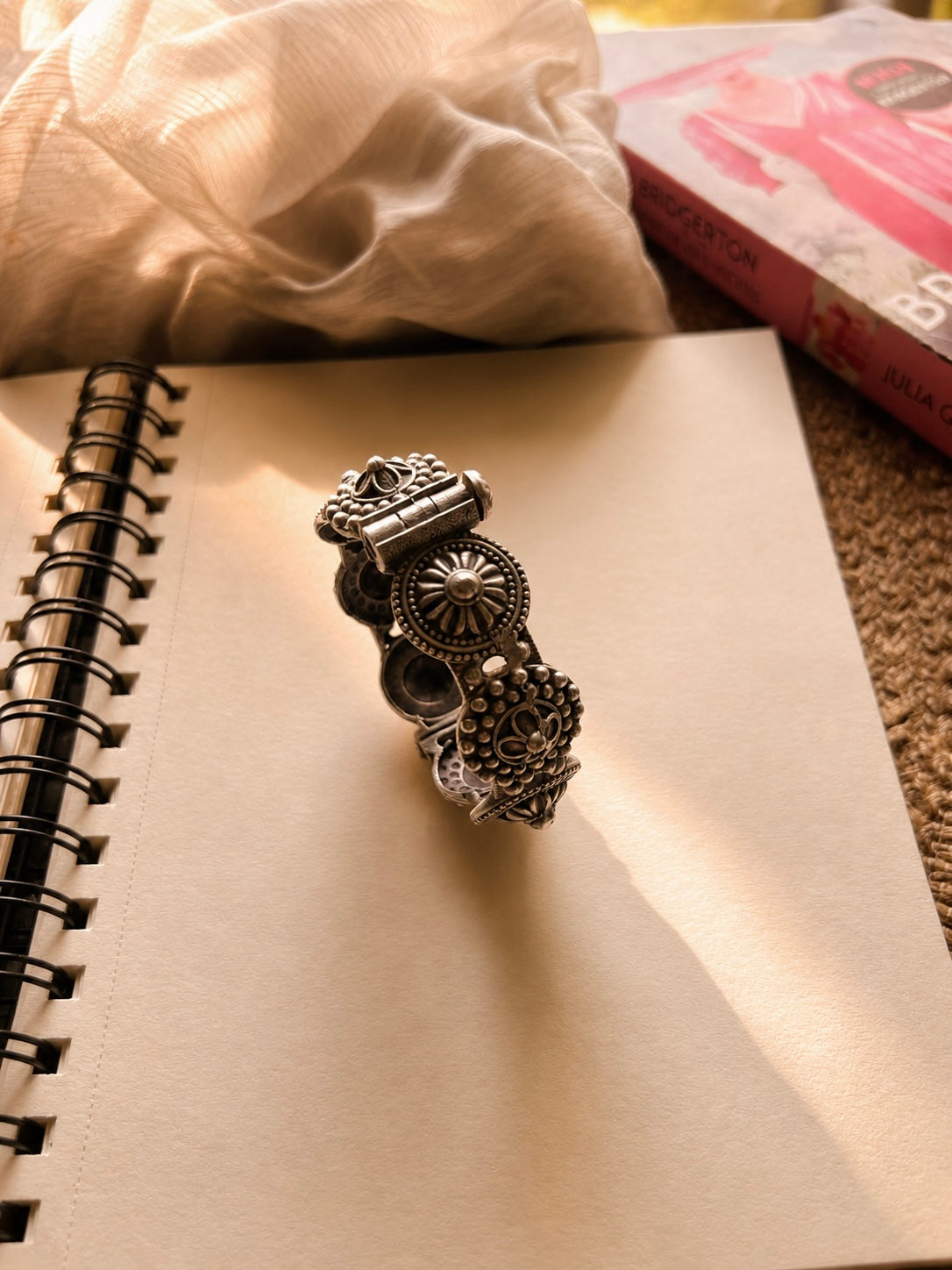 Vaibhav Antique Silver Bangle