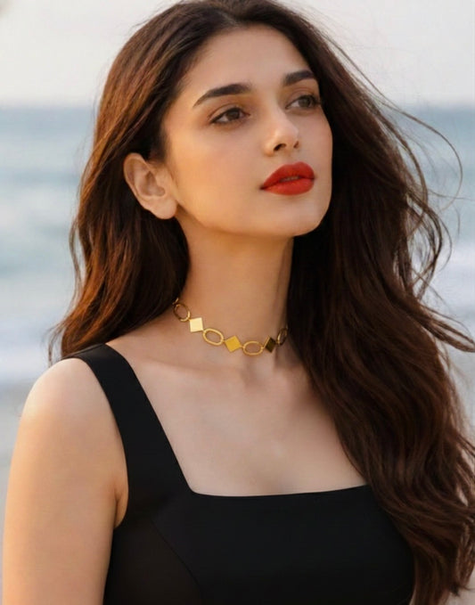 Contemporary Brass Choker