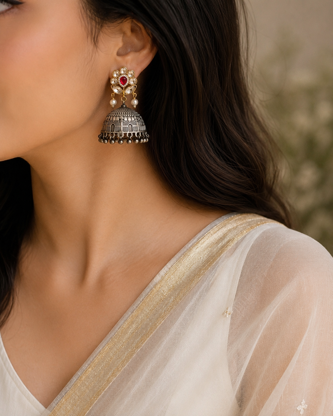 Aalaya Heritage Jhumkas